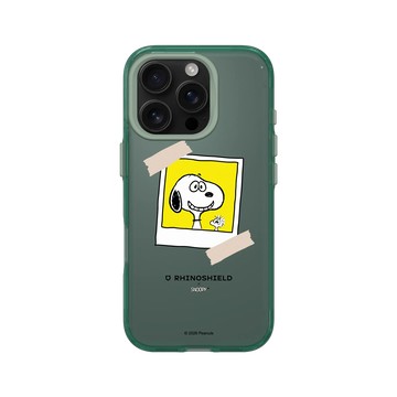 iPhone 16 Pro Clear 憂墨綠 - 史努比 Snoopy - 拍立得-來！笑一個