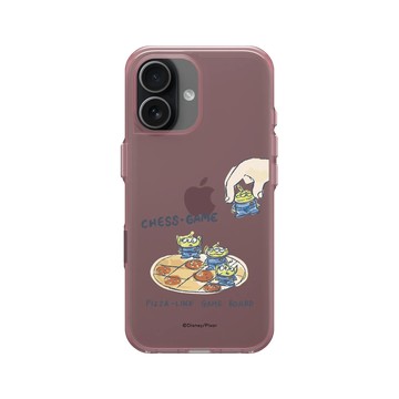 iPhone 17 Clear (相機按鈕) 晶醺玫 - 迪士尼-玩具總動員 Toy Story - 三眼怪西洋棋玩具