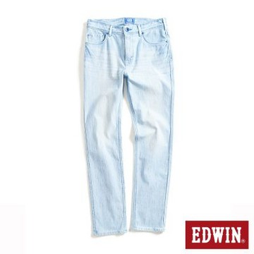EDWIN 男裝 EDGE 藍光動能全方位彈力丹寧直筒褲-重漂藍