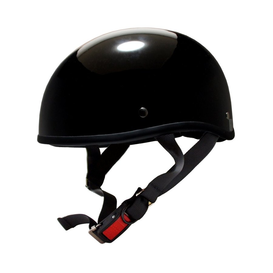 ダックテール ハーフ ヘルメット ブラック バイク 半帽 装飾用