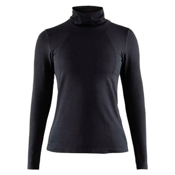 【Craft】女 Essential Warm 全天候保暖輕量保暖長袖立領排汗衣.衛生衣.運動上衣.內搭衣_1906584-999000 黑