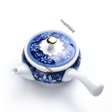 桃園出貨側把茶壺泡茶壺泡茶泡茶盃過濾小茶壺陶瓷單個喝茶茶具蓋碗茶碗