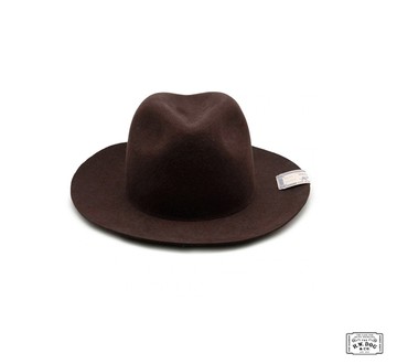 H.W.Dog&Co.Travelers Hat美麗諾毛料升級版中折帽(深咖啡)