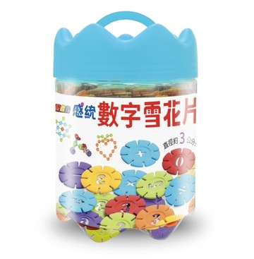 忍者兔感統數字雪花片