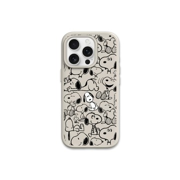 RHINOSHIELD iPhone 14/Plus/Pro/Pro Max SolidSuit防摔背蓋手機殼｜Snoopy史努比-找我嗎？