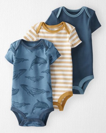 Baby 3-Pack Organic Cotton Bodysuits