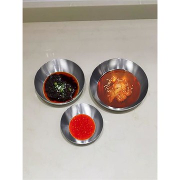 Chockmen 18/10不銹鋼調味碟子家用蘸醬碟醬油碟番茄醬芥末碟醋碟