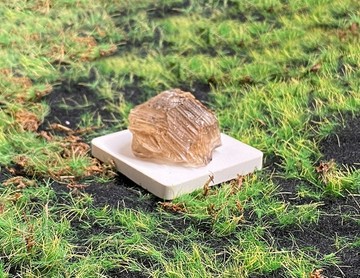 大地印記-天然黃泥茶骸骨水晶 冥想消磁 能量空間擺件 快速出貨