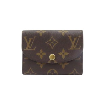 【二手名牌BRAND OFF】LOUIS VUITTON LV 路易威登 棕色 原花帆布 Rosalie 零錢包 M41939