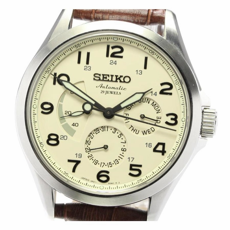 ☆良品 箱保付き【SEIKO】セイコー プレサージュ デイデイト 6R21-01A0/SARW017 自動巻き メンズ | LINEブランドカタログ