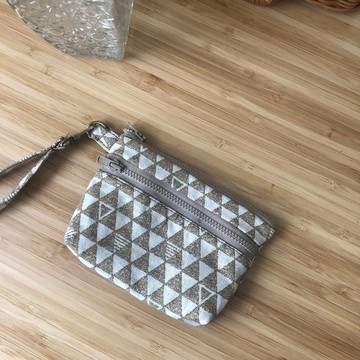 復古風格紋手掛式小提包