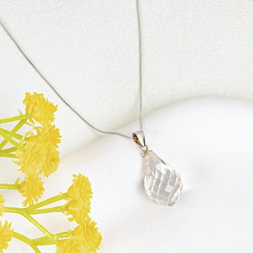 高品白水晶項鍊