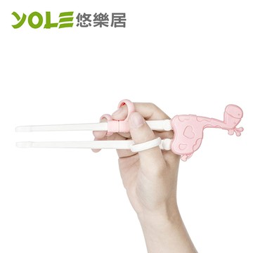 【YOLE悠樂居】寶寶嬰兒童卡通輔助學習筷(3雙)