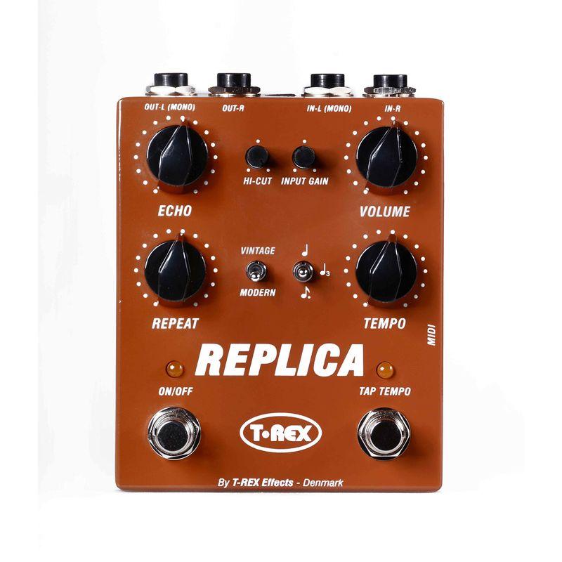 T-REX EFFECTS ティーレックス ステレオデジタルディレイペダル タップテンポ MIDI対応 REPLICA DK