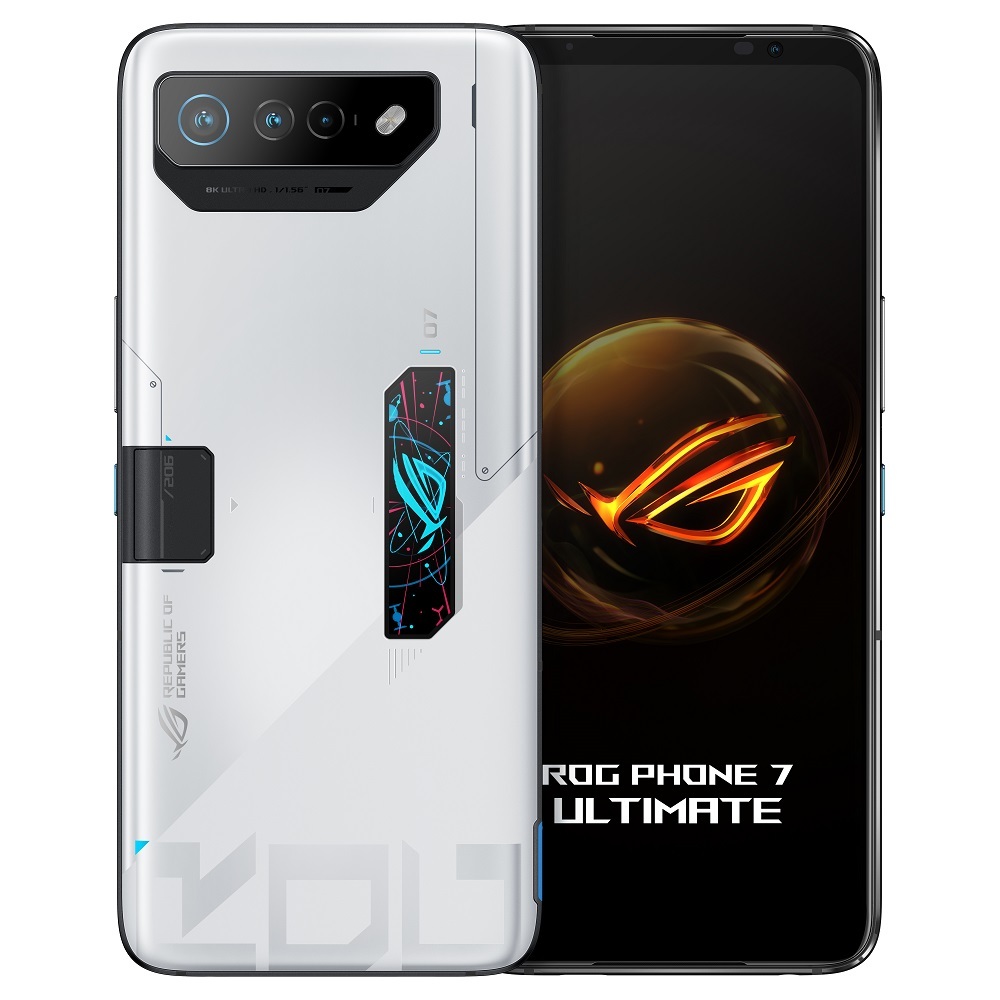 【ASUS】 ROG Phone 7 Ultimate 16G/512G 電競旗艦手機-極光白【1元加購玻璃保貼活動賣場】 (預購)