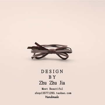 軟妹頭繩 可愛 日系雙馬尾韓國小清新森女系蝴蝶結皮套少女心發圈