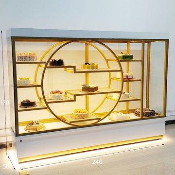 免運/開票 面包櫃面包展示櫃敞開式邊櫃高櫃面包店貨架包裝干點櫃蛋糕模型櫃S083快速出貨