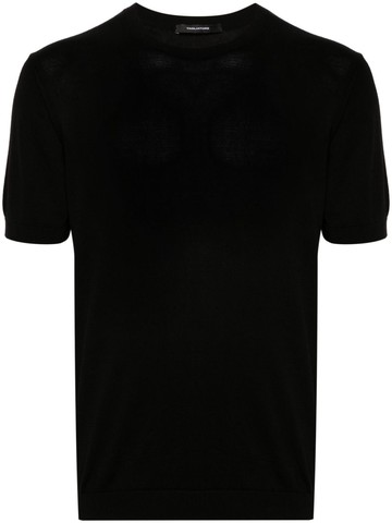 Tagliatore - Fox cotton jumper - men - Cotton - 50 - Black
