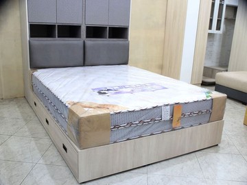 【歐風別館】魔羯五尺雙人乳膠獨立筒床墊【可拉鍊全開】【基隆至台中免運費】