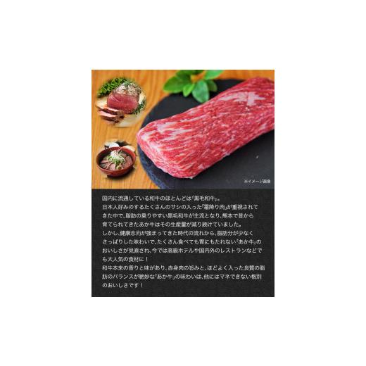 ふるさと納税 熊本県 御船町 あか牛 切り落とし 500g 肉のみやべ《90日以内に順次出荷(土日祝除く)》モモ バラ カタ 熊本県産 熊本県 御船町