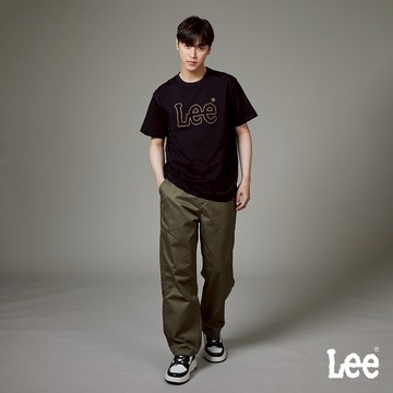 Lee 腰帶設計休閒褲 男 軍綠 LB420006ANL
