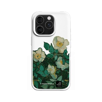 iPhone 16 Pro SolidX 白 - Van Gogh Museum - 野玫瑰
