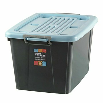 ★免運★KEYWAY 百富滑輪整理箱110L-藍(740*515*420mm/110L/BF-1101) [大買家]