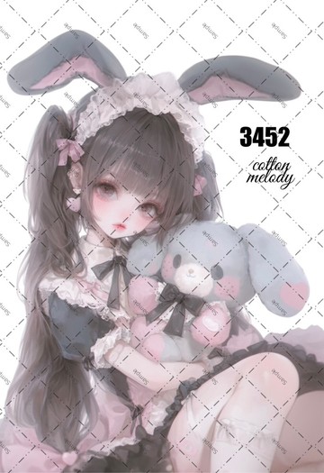 original sticker no.3452 人物貼紙 原創貼紙 原創人物貼紙 裝飾貼紙 cotton melody