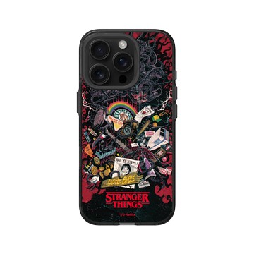 iPhone 16 Pro Clear (相機按鈕) 酷墨灰 - Stranger Things - 怪奇物語日