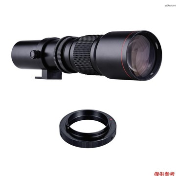 CL500 500mm F/8.0-32 手動超長焦鏡頭 + T2-AI轉接環套裝 適配尼康F卡口相機 12個/箱
