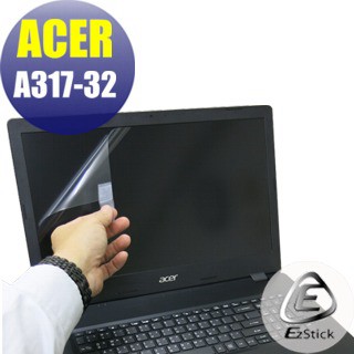 EZstick ACER A317-32 適用 靜電式筆電LCD液晶螢幕貼 17吋寬 螢幕貼