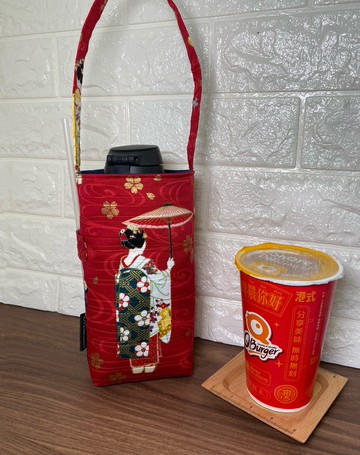 和風美人收納杯袋、水壺袋