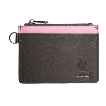 【PARTAKE】真皮票卡夾零錢包-粉 PT18-12PK