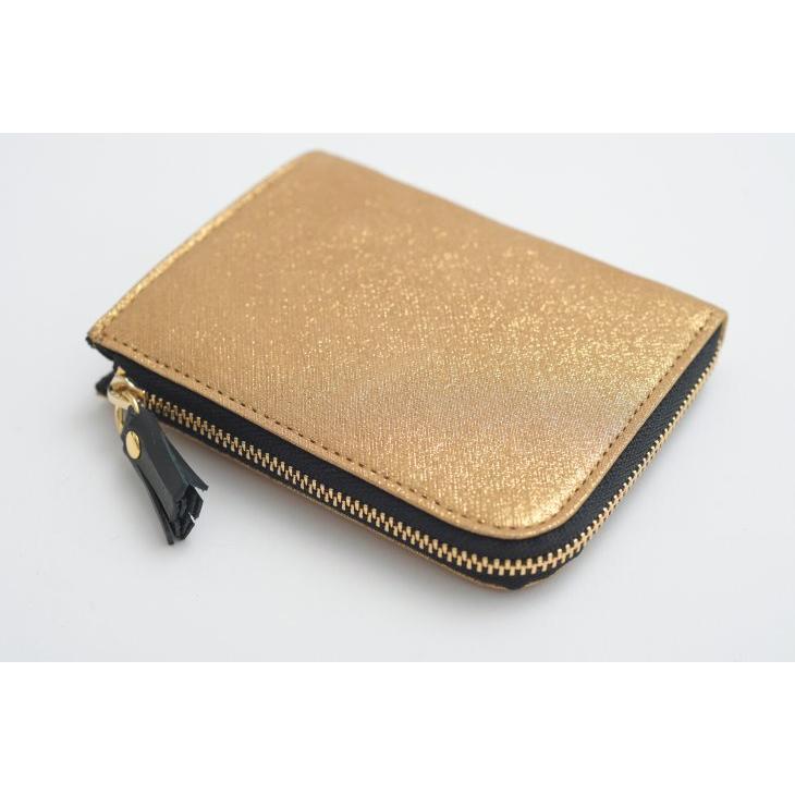 POMTATA (ポンタタ) | HAK L Zip Short Wallet (gold) | 財布 ショート