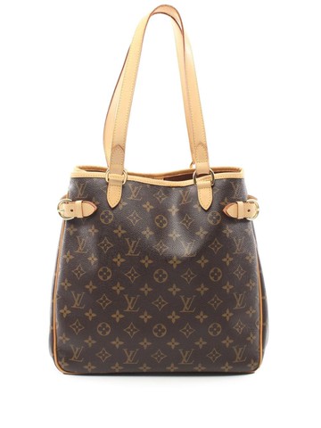 Louis Vuitton - 2006 pre-owned Batignolles Vertical shoulder bag - women - PVC - One Size - Brown