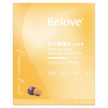Relove 馬甲纖纖飲 百香果 7g x 24包  1盒