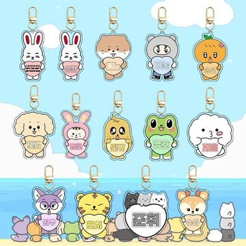 *韓國正版代購*SEVENTEEN《MINITEEN》卡通亞克力鑰匙扣包包掛件 配飾尹凈漢周邊