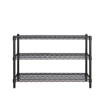 【dayneeds】荷重型 90x45x60公分 烤漆三層架 黑色