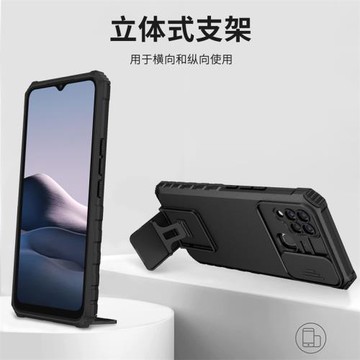 適用vivoy12s手機殼抗震防摔Y12A全包保護套vivo y12s創意立體支架vivo個性滑蓋推窗鏡頭y12a男女款V2069外殼