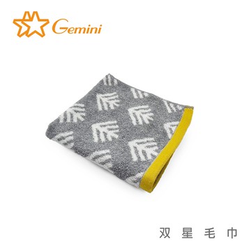 幾何樹枝方巾-石岩灰