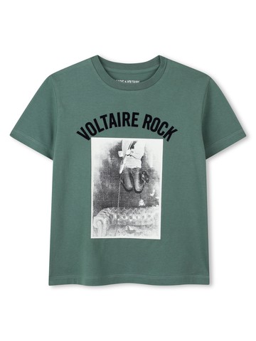 zadig & voltaire "rock" logo t-shirt
