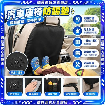 🚀台灣出貨🚀 Temu牛津布防踢墊汽車座椅保護墊兒童後排椅背防臟墊車載收納