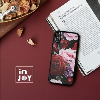 INJOY mall iPhone 7 / 8 Plus 優雅綻放玫瑰 耐撞擊邊框手機殼