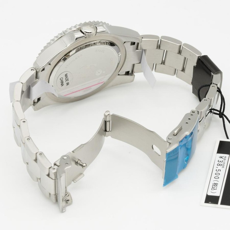 質イコー [テクノス] TECHNOS 腕時計 TSM412SB GMTマスタータイプ 黒