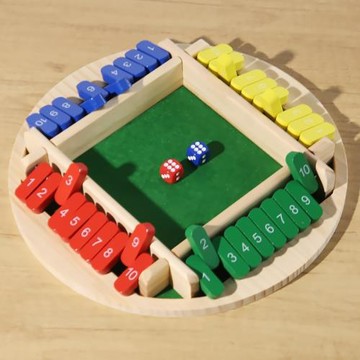 兒童數字翻牌游戲棋類大班益智區積木成人桌游思維訓練3到6歲玩具