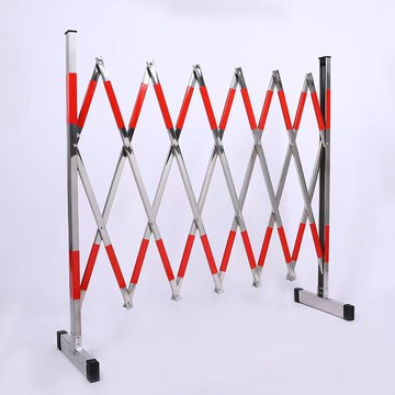 不銹鋼伸縮圍欄可移動工地施工圍欄電力檢修折疊防護欄戶外隔離欄[DD030110]