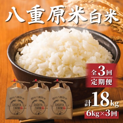 八重原米 精米 6kg (2kg×3袋)