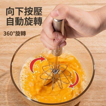 臺灣出貨🔥德國316不鏽鋼家用打蛋器半自動手動持廚房奶油打發器雞蛋攪拌器