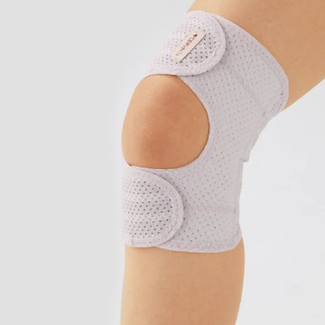 Cervin 日本製 速乾彈力護膝固定帶 J11-05-07  左用L~LL 膝蓋以上37~45cm膝蓋以下31~37cm  薰衣草紫  1個