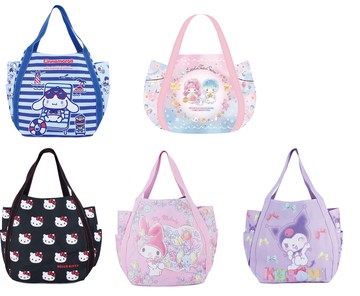 大賀屋 日貨 三麗鷗 手提包 手提袋 環保袋 購物袋 收納包 收納袋 提袋 提包 大包包 正版 J00019575